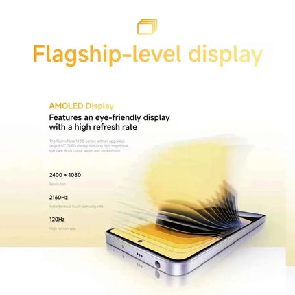 Xiaomi Redmi Note 14 5G 8GB/256GB Smartphone MediaTek Dimensity 7025-Ultra Display AMOLED da 6,67" Tripla fotocamera da 108MP