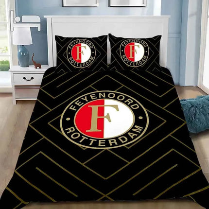 3D Print Hot Fc F-Feyenoords Bedding Set Bedroom Quilt Cover Set Single Double Size Duvet Cover Pillowcase for Adult Boys