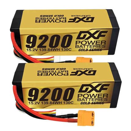1/2PCS DXF Lipo 3S 4S 2S Battery 7.4V 11.1V 14.8V 8400mAh 6500mAh 6750mAh 7000mAh 5200mAh 9200mah 10000mah Hardcase for RC Car