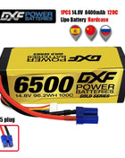 1/2PCS DXF Lipo 3S 4S 2S Battery 7.4V 11.1V 14.8V 8400mAh 6500mAh 6750mAh 7000mAh 5200mAh 9200mah 10000mah Hardcase for RC Car