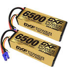 1/2PCS DXF Lipo 3S 4S 2S Battery 7.4V 11.1V 14.8V 8400mAh 6500mAh 6750mAh 7000mAh 5200mAh 9200mah 10000mah Hardcase for RC Car