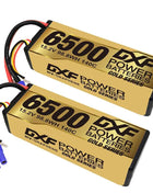 1/2PCS DXF Lipo 3S 4S 2S Battery 7.4V 11.1V 14.8V 8400mAh 6500mAh 6750mAh 7000mAh 5200mAh 9200mah 10000mah Hardcase for RC Car