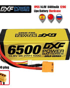 1/2PCS DXF Lipo 3S 4S 2S Battery 7.4V 11.1V 14.8V 8400mAh 6500mAh 6750mAh 7000mAh 5200mAh 9200mah 10000mah Hardcase for RC Car