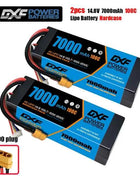 1/2PCS DXF Lipo 3S 4S 2S Battery 7.4V 11.1V 14.8V 8400mAh 6500mAh 6750mAh 7000mAh 5200mAh 9200mah 10000mah Hardcase for RC Car