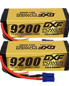 1/2PCS DXF Lipo 3S 4S 2S Battery 7.4V 11.1V 14.8V 8400mAh 6500mAh 6750mAh 7000mAh 5200mAh 9200mah 10000mah Hardcase for RC Car