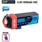 1/2PCS DXF Lipo 3S 4S 2S Battery 7.4V 11.1V 14.8V 8400mAh 6500mAh 6750mAh 7000mAh 5200mAh 9200mah 10000mah Hardcase for RC Car