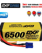 1/2PCS DXF Lipo 3S 4S 2S Battery 7.4V 11.1V 14.8V 8400mAh 6500mAh 6750mAh 7000mAh 5200mAh 9200mah 10000mah Hardcase for RC Car