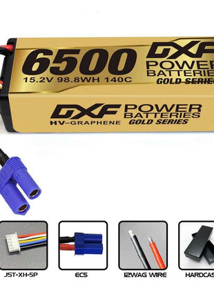 1/2PCS DXF Lipo 3S 4S 2S Battery 7.4V 11.1V 14.8V 8400mAh 6500mAh 6750mAh 7000mAh 5200mAh 9200mah 10000mah Hardcase for RC Car