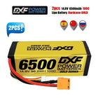 1/2PCS DXF Lipo 3S 4S 2S Battery 7.4V 11.1V 14.8V 8400mAh 6500mAh 6750mAh 7000mAh 5200mAh 9200mah 10000mah Hardcase for RC Car