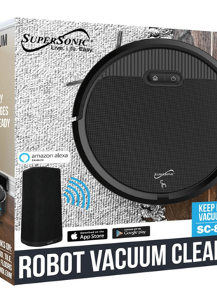 Supersonic Smart Robot Vacuum Sweep Cleaner with Gyroscope Technology