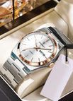 P930 Rose Gold White Surface Steel Belt