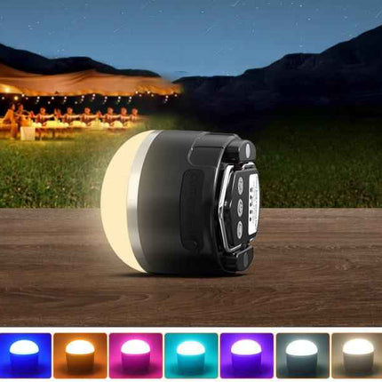 Multi-functional RGB portable magnetic outdoor camping light Camping tent light long life emergency searchlight