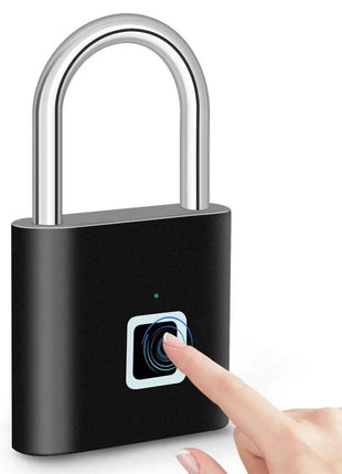 Rechargeable Usb Fingerprint Padlock - OrizonShop