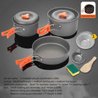Pot grill Camping picnic equipment Portable pot set set wilderness picnic stove