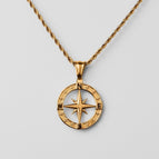 Gold hollow compass
