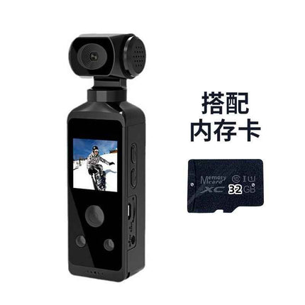 Pocket 4K Ultra HD Action Camera 270° Rotatable Vlog Wifi Mini action Camera Waterproof case helmet Travel bike driver Recorder