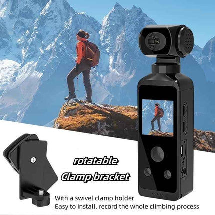 Pocket 4K Ultra HD Action Camera 270° Rotatable Vlog Wifi Mini action Camera Waterproof case helmet Travel bike driver Recorder