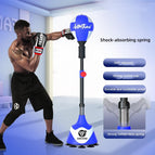 Blue and white phantom-spring-boxing speed ball