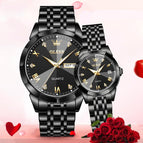 A pair of all black lovers 1