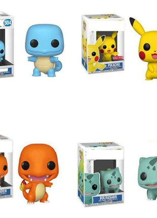 FUNKO POP Pokemon - Action Figure Pikachu Charmander Bulbasaur Collezione