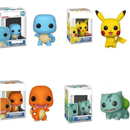 FUNKO POP Pokemon - Action Figure Pikachu Charmander Bulbasaur Collezione