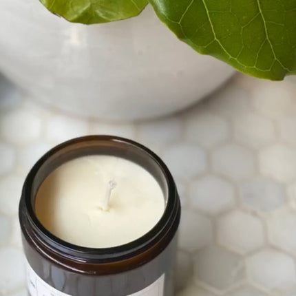 Candela Profumata Eucalyptus Ice Cera Soia - Candela Artigianale Rinfrescante - OrizonShop