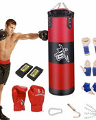 Set Sacco da Boxe Fitness con Supporto - Allenamento Professionale Casa
