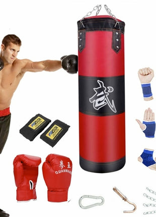 Set Sacco da Boxe Fitness con Supporto - Allenamento Professionale Casa