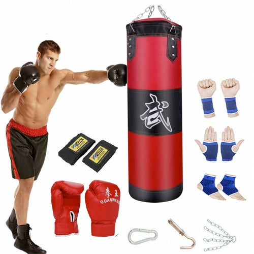 Set Sacco da Boxe Fitness con Supporto - Allenamento Professionale Casa