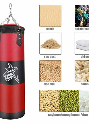 Set Sacco da Boxe Fitness con Supporto - Allenamento Professionale Casa