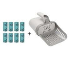 Cat Litter Scoop+8 Roll Of Garbage Bag