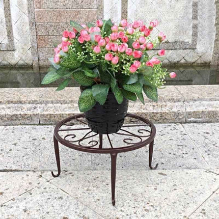 1pcs Heavy Duty Metal Rustproof Iron Plant Stand - Perfect for Indoor/Outdoor Garden Planters & Pots!