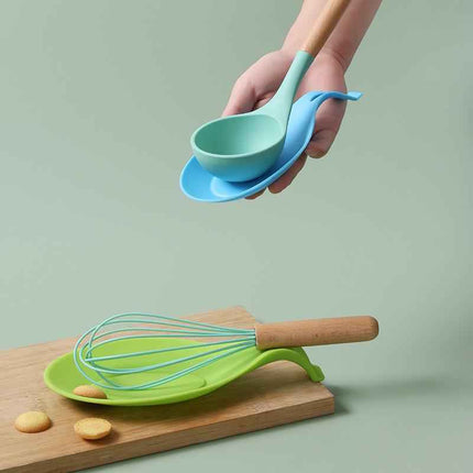 Silicone multifunctional spoon rack mat tableware kitchen utensils accessories
