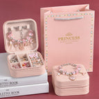Pink jewelry box 66pcs