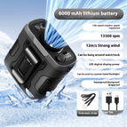 Black-Power Bank-Lighting-6000 mAh